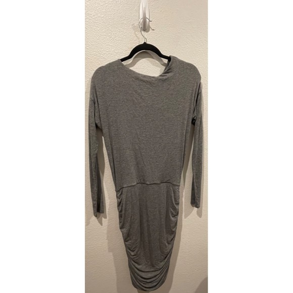 ATHLETA Solstice Long Sleeve Grey Midi Dress - Picture 3 of 3